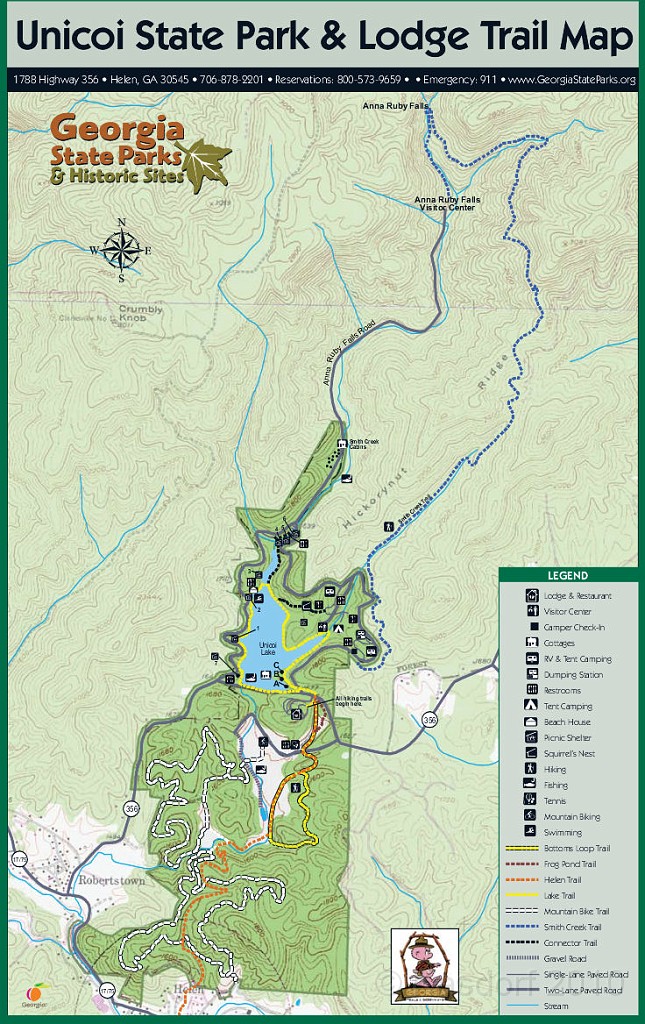 Helen to Unicoi 2010 0550.jpg - A map of the trails